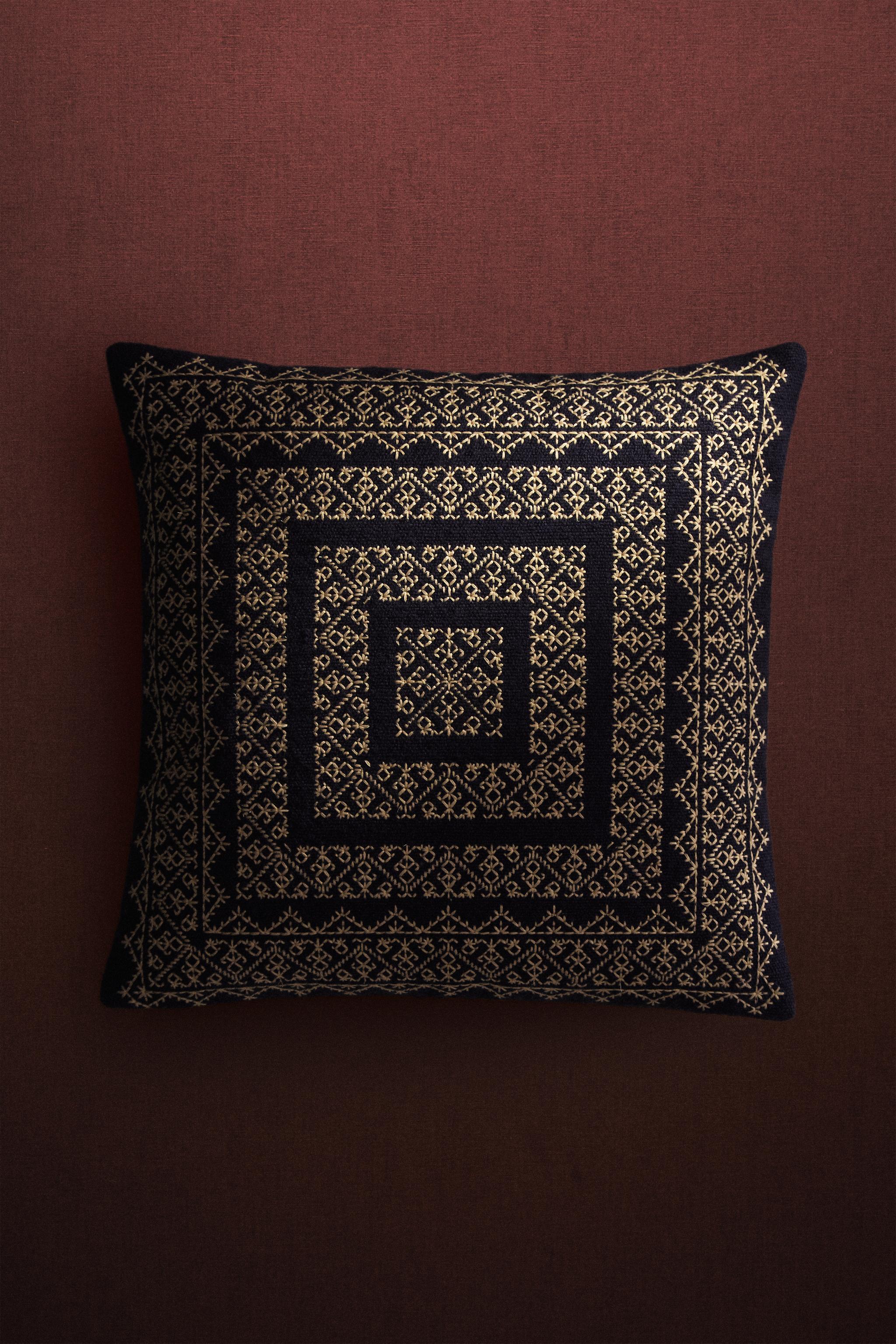 CHRISTMAS WOOL THROW PILLOW COVER